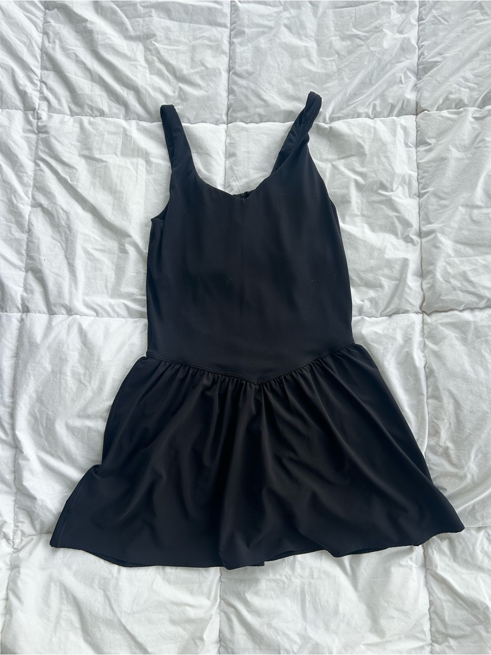 Aerie Offline Black Sleeveless Athletic Dress